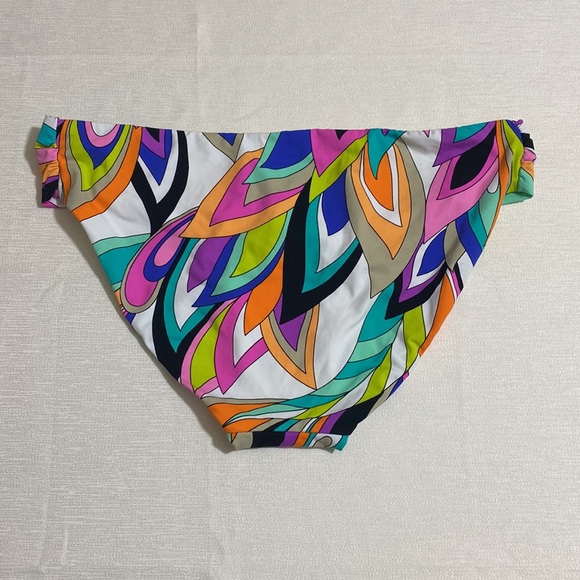 TRINA TURK Women's Side Shirred Hipster Bikini Bottom Size 8 - Picture 4 of 6